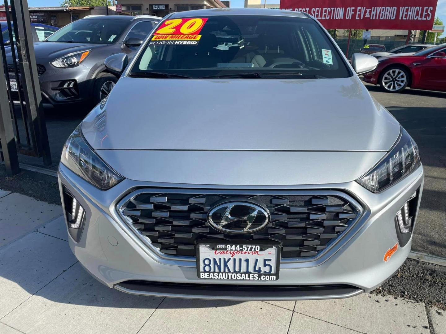 2020 SILVER /GRAY Hyundai Ioniq Plug-In Hybrid (KMHC75LD7LU) , located at 744 E Miner Ave, Stockton, CA, 95202, (209) 944-5770, 37.956863, -121.282082 - Photo#2